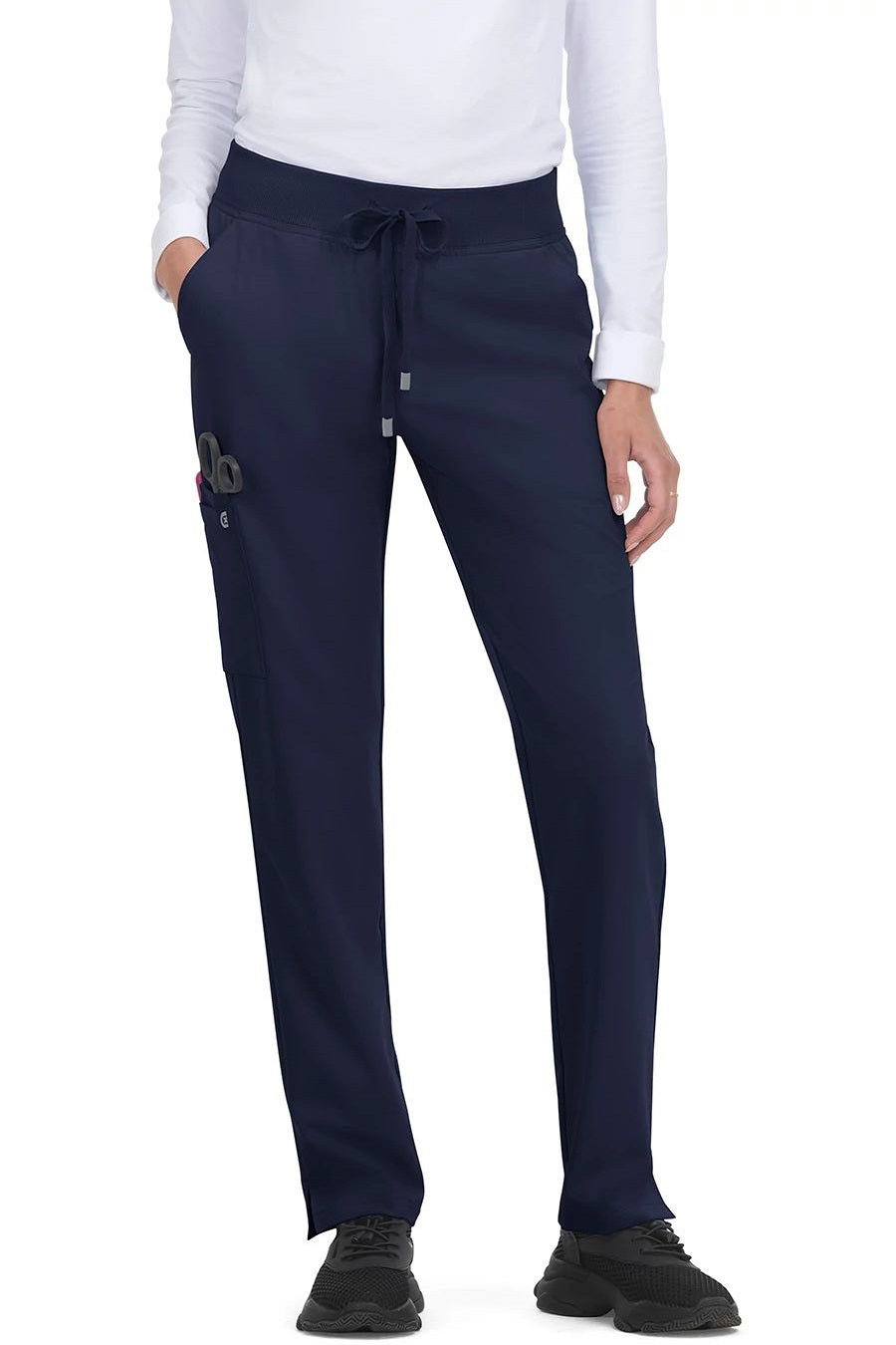 koi C701 Scrub Pants Cureology Atria in Petite Navy at Parker's Clothing & Scrubs.