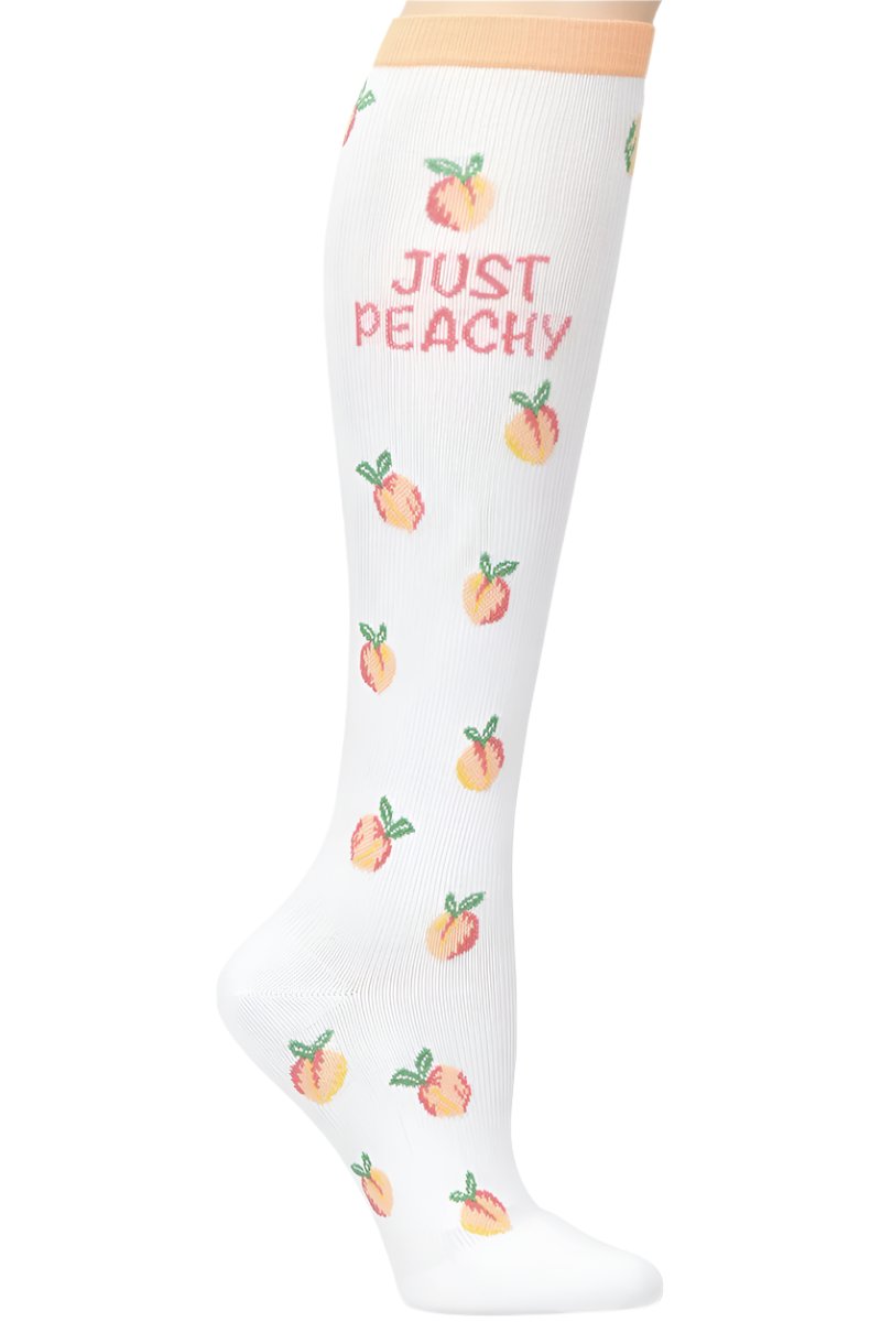 Nurse Mates Mild Compression Socks 12-14 mmHg at Parker's Clothing & Scrubs. Compression socks for nursing. Mild compression socks. Just Peachy
