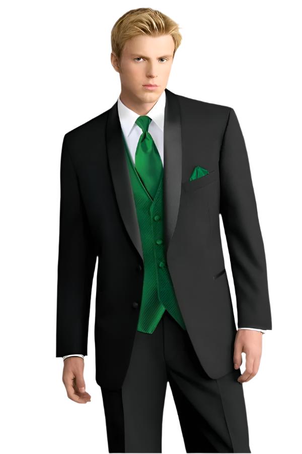 Jim's Formal Wear Tuxedos Platinum Collection Stephen Geoffrey Cyprus Black at Parker's Clothing and Shoes.