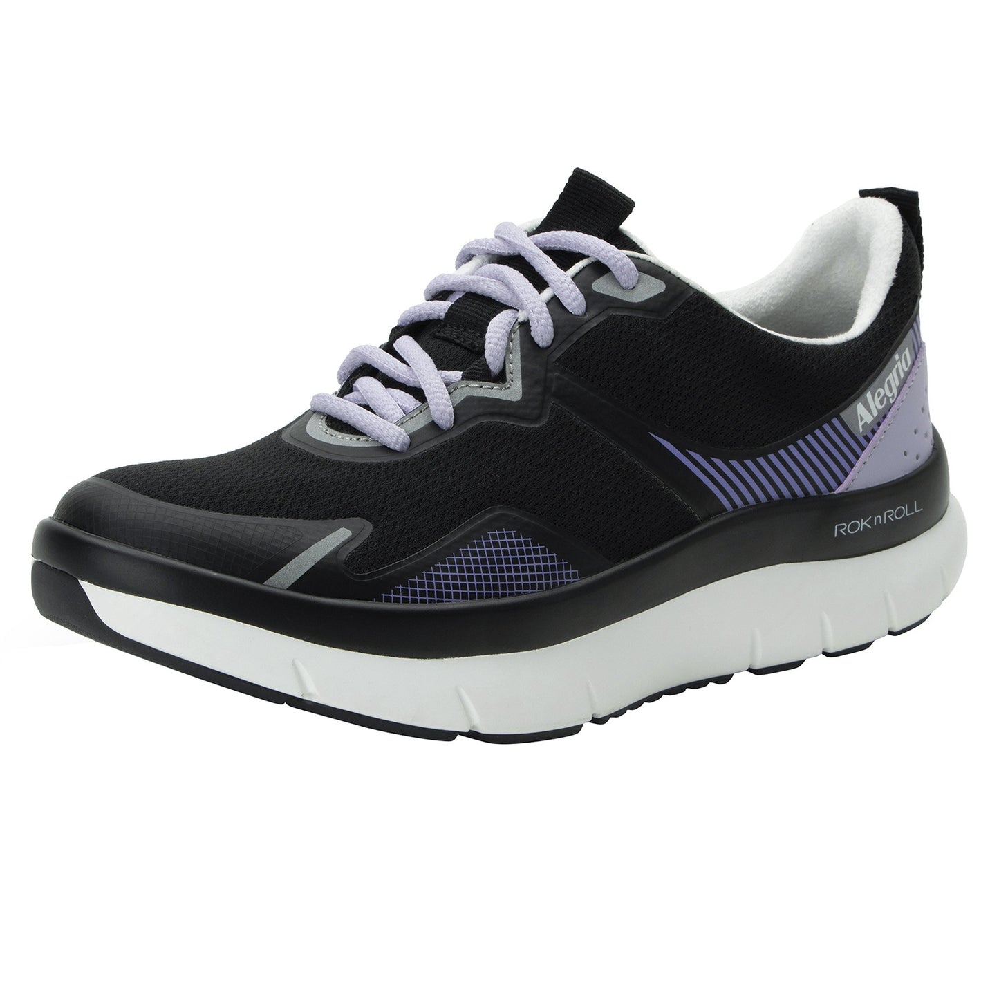 Alegria Rok N Roll Procession Shoe in black at Parker's Clothing & Scrubs.