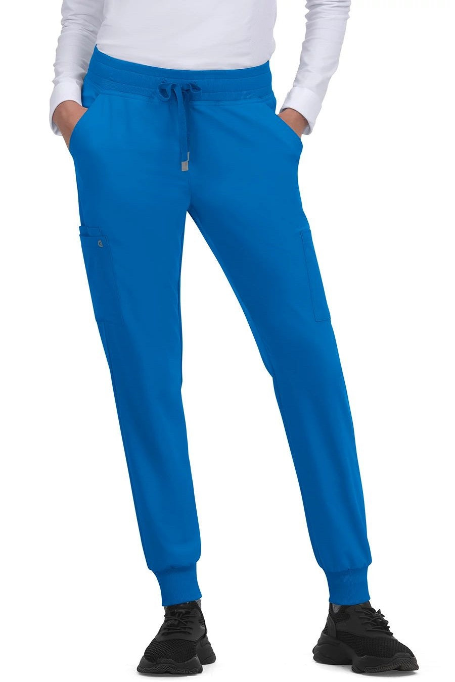 koi Scrub Pants Cureology Pulse Jogger in Royal at Parker's Clothing and Shoes.