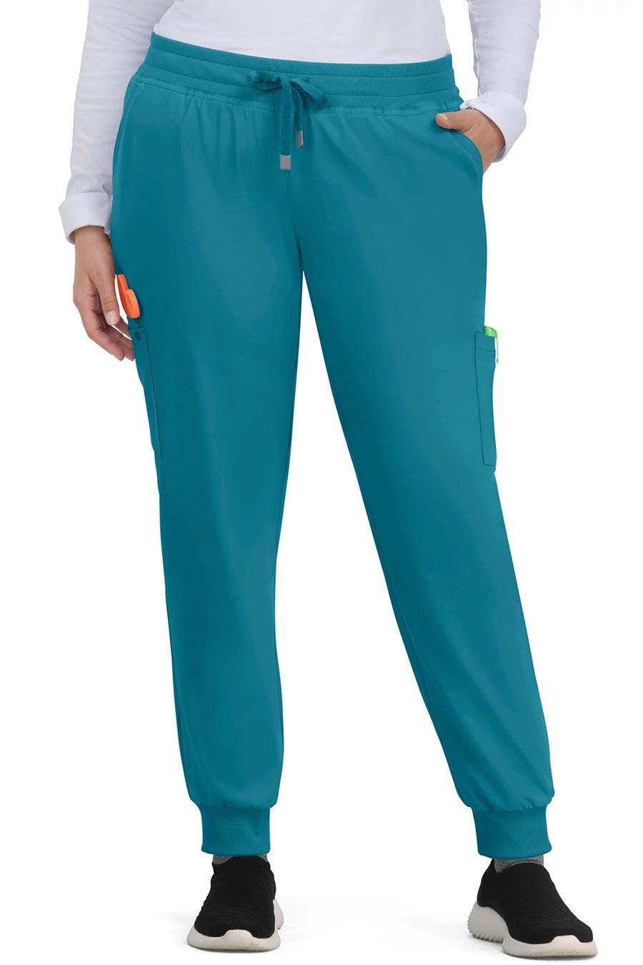 koi Scrub Pants Cureology Pulse Petite Jogger in Wine at Parker's Clothing & Scrubs.