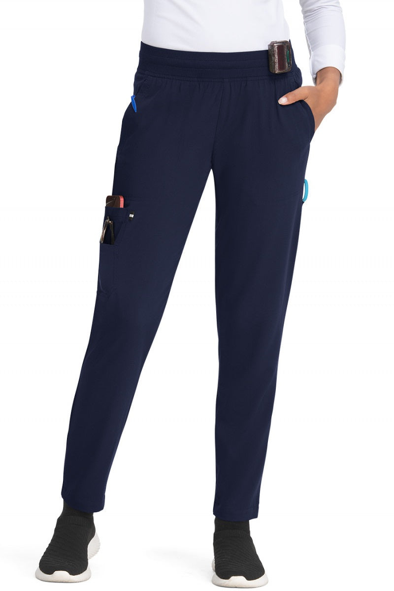 Koi 756 Scrub Pants Next Gen Smart Daily Jogger in navy blue.