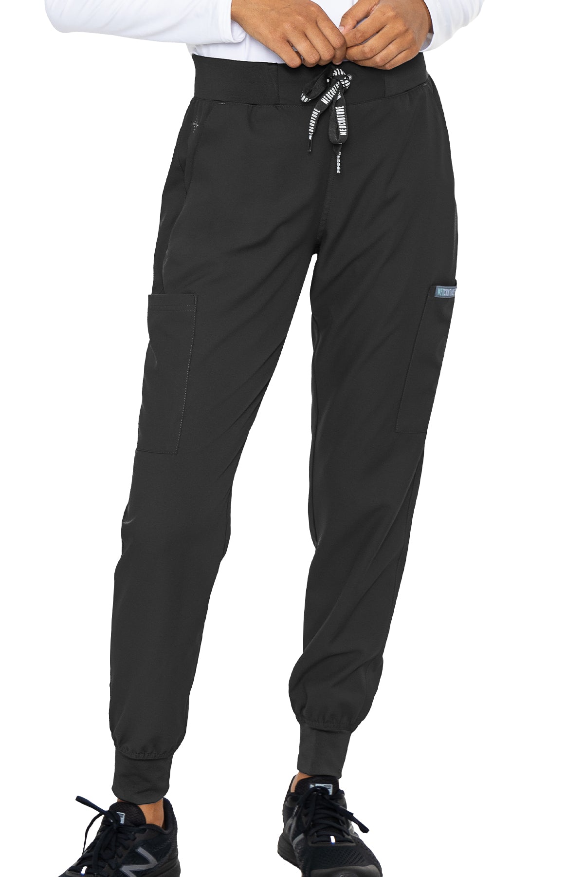 Med Couture Scrub Pants Insight Jogger Pant in Black at Parker's Clothing & Scrubs.