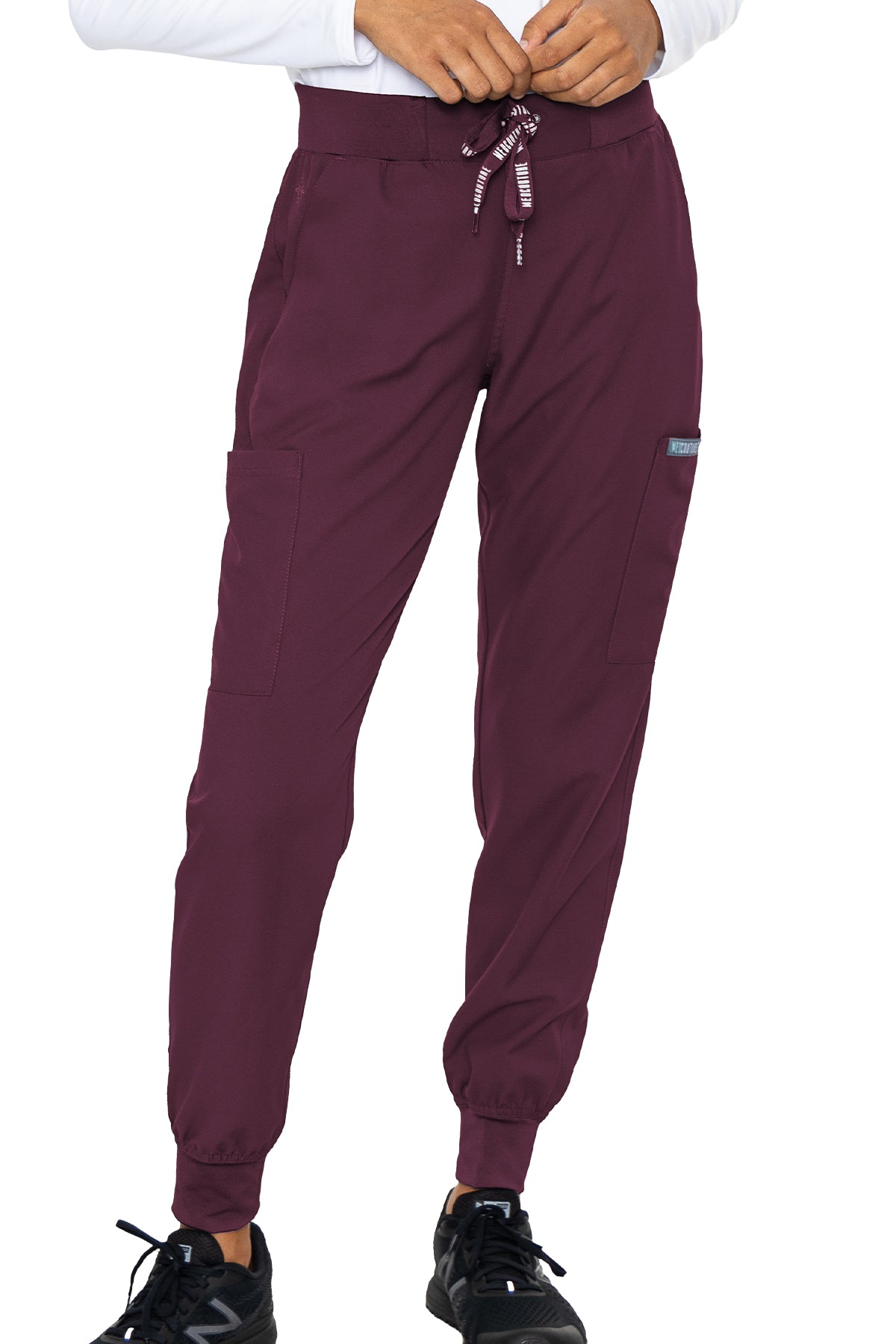 Med Couture Scrub Pants Insight Jogger Pant in Wine at Parker's Clothing & Scrubs.