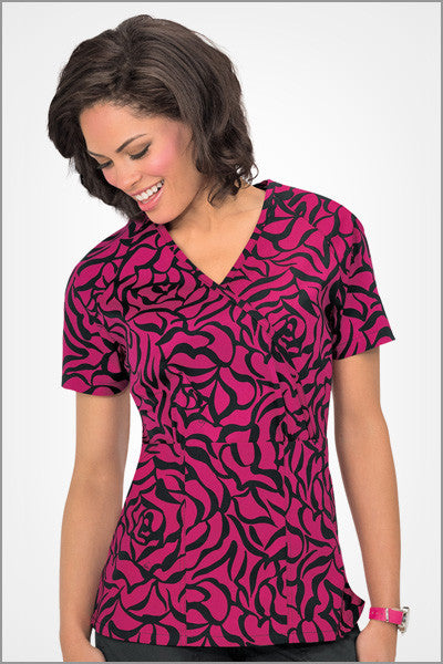 Koi Joelle Zebra Rose Print Top - Parker's Clothing & Gifts