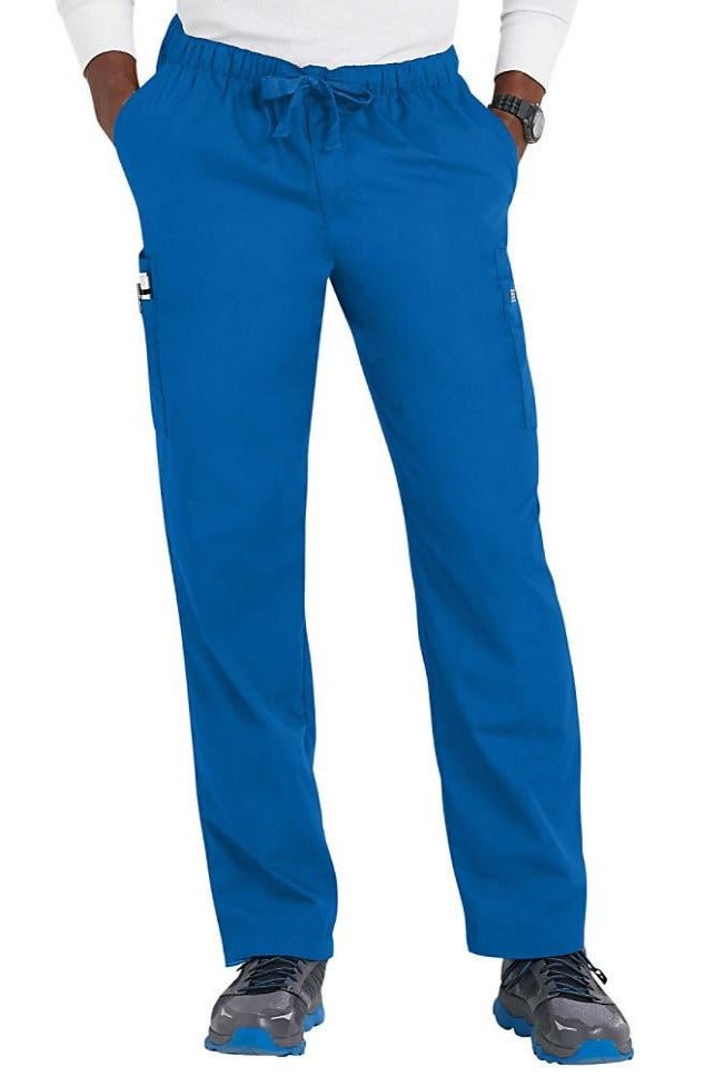 Cherokee Mens Scrub Pants Workwear Originals in Royal at Parker's Clothing and Shoes.