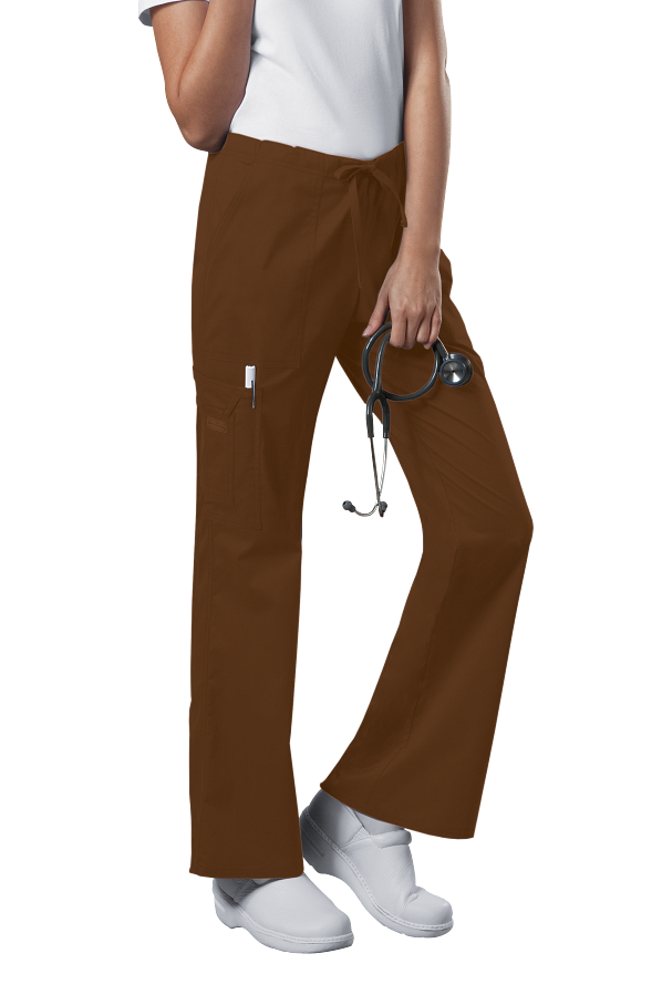 Cherokee Scrub Pants Core Stretch 4044 in Chocolate at Parker's Clothing & Scrubs.