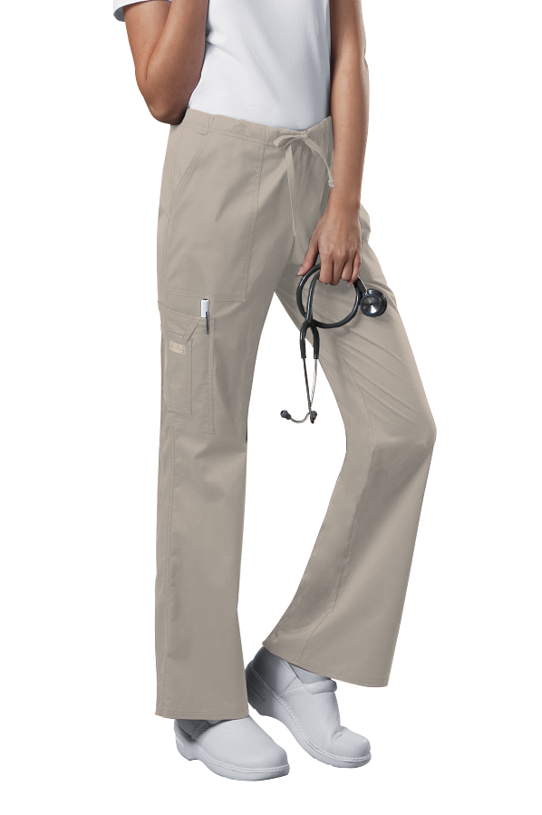 Cherokee Scrub Pants Core Stretch 4044 in Khaki at Parker's Clothing & Scrubs.