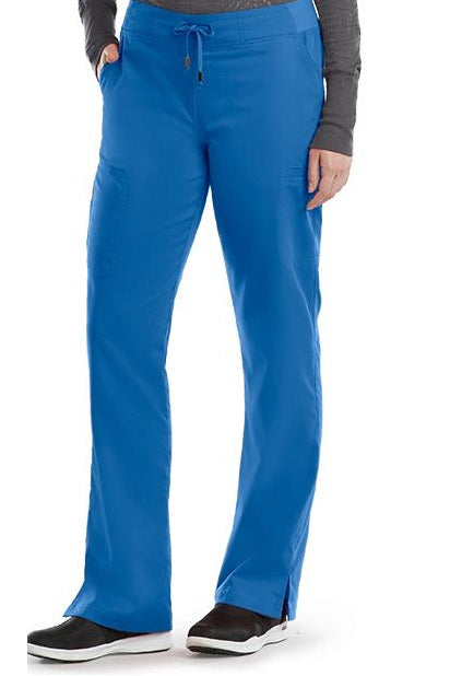 Greys Anatomy Scrub Pant Destination Cargo 6 Pocket in New Royal at Parker's Clothing and Shoes.