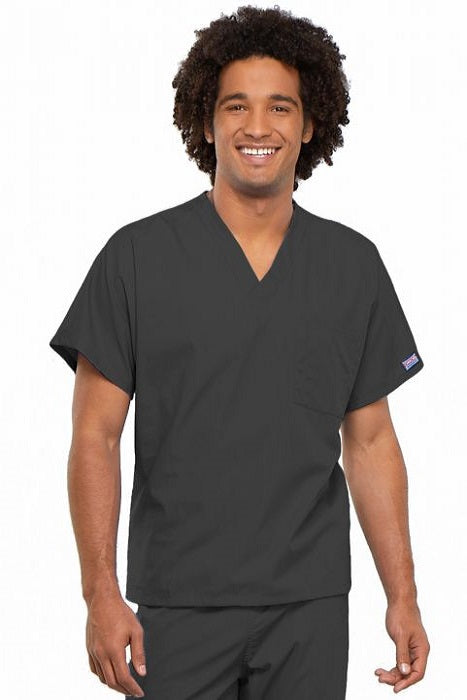 Cherokee Workwear Original Men's Top 4777 in Pewter at Parker's Clothing & Scrubs.
