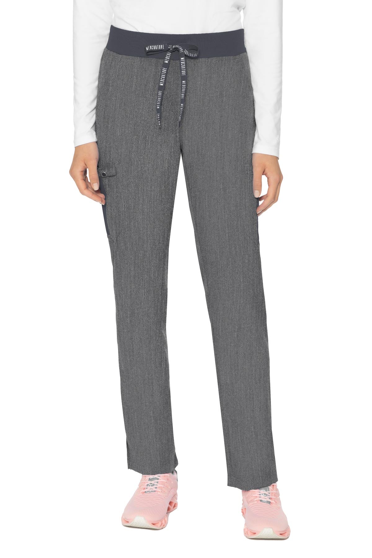 Med Couture Scrub Pants Touch Yoga in Slate at Parker's Clothing & Scrubs.