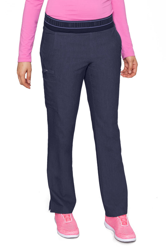 Med Couture Scrub Pants Touch Ally Yoga Pant in Indigo Heather at Parker's Clothing & Scrubs.