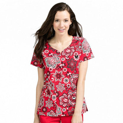 Med Couture Lexi Budding Romance Print Tops - Parker's Clothing & Gifts
