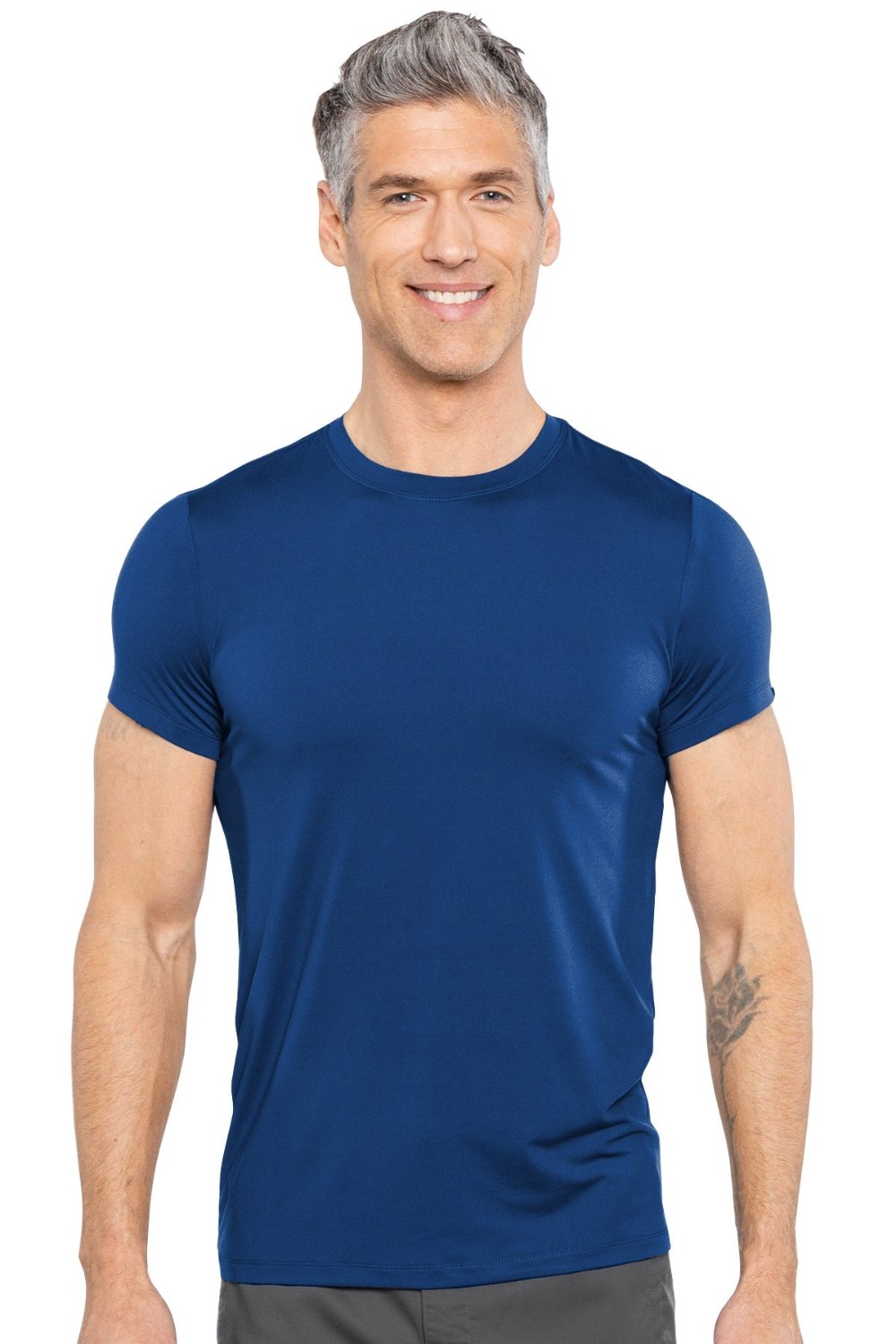 Med Couture Mens Scrub Top RothWear Mason Tee in Navy at Parker's Clothing & Scrubs.