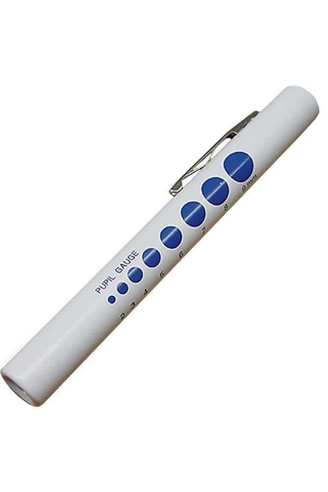ADC ADLITE Disposable Penlight w/Pupil Gauge in White at Parker's Clothing & Scrubs.