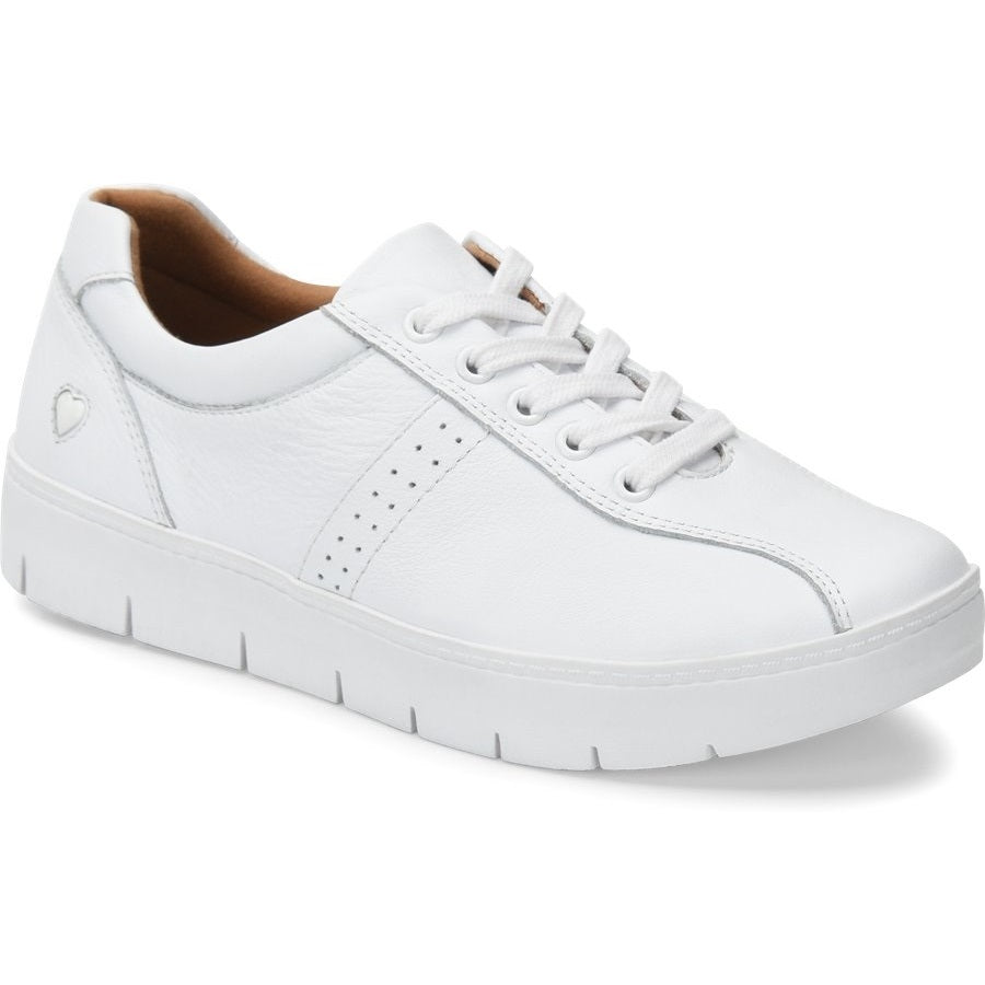 Nurse Mates Andover Athletic Shoe in White at Parker's Clothing & Scrubs.