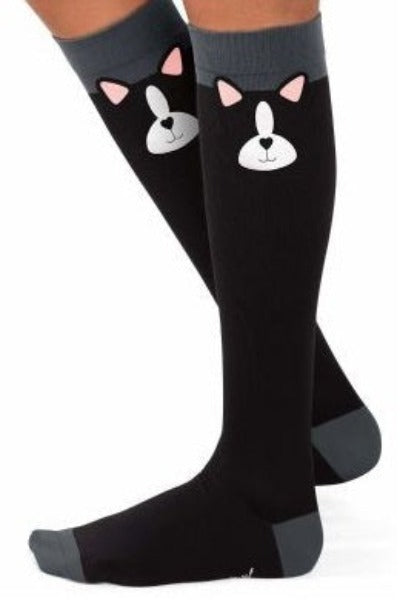 Betsey Johnson Mild Compression Socks in Dogs at Parker's Clothing & Scrubs.