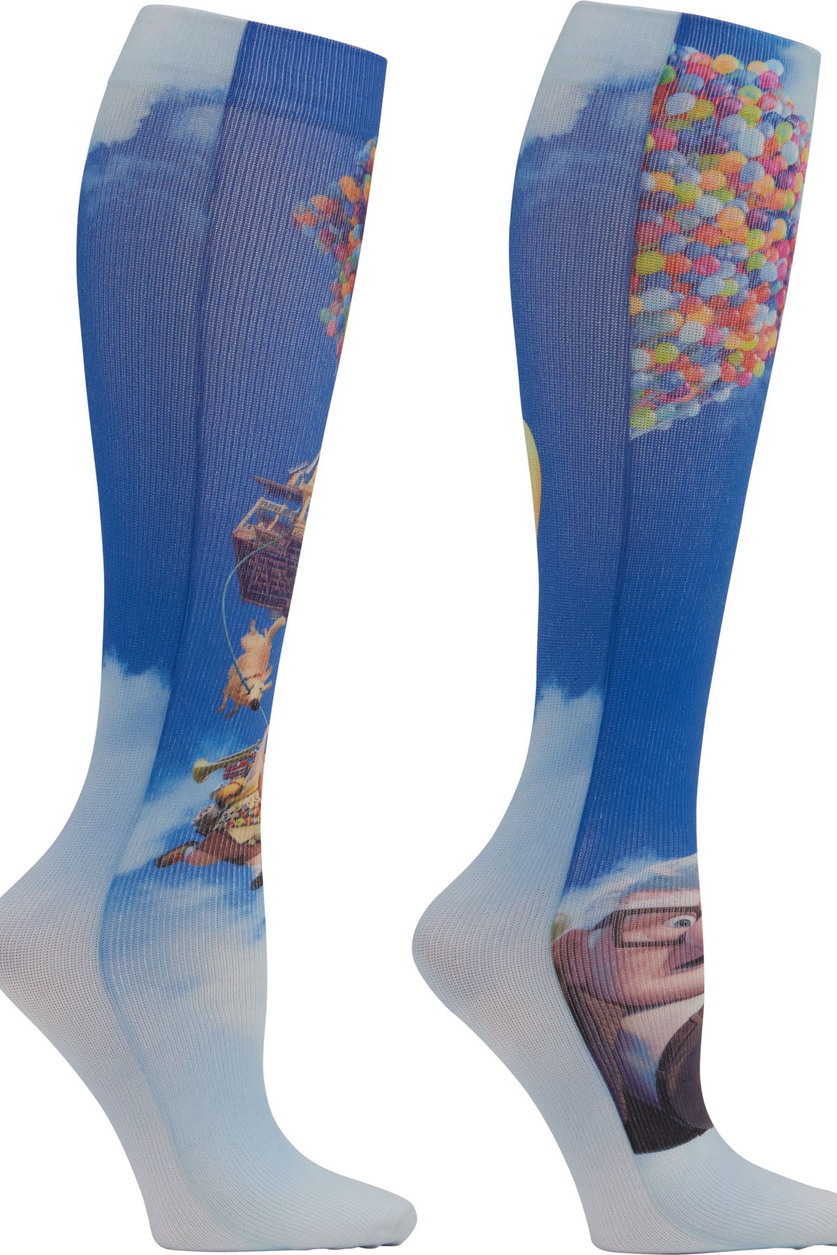 Cherokee Mild Compression Socks Comfort Support 8-15 mmHg in Mr. Fredrickson Pattern at Parker's Clothing and Shoes.