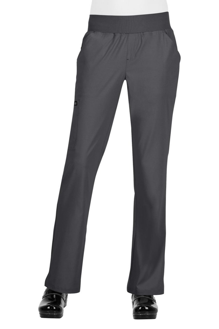 Koi Basics Laurie Scrub Pants In Charcoal At Parker's Clothing and Shoes.