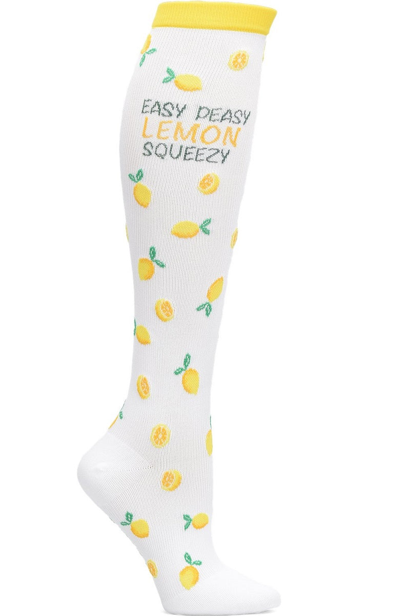 Nurse Mates Mild Compression Socks 12-14 mmHg at Parker's Clothing & Scrubs. Compression socks for nursing. Mild compression socks. Lemon Squeezy