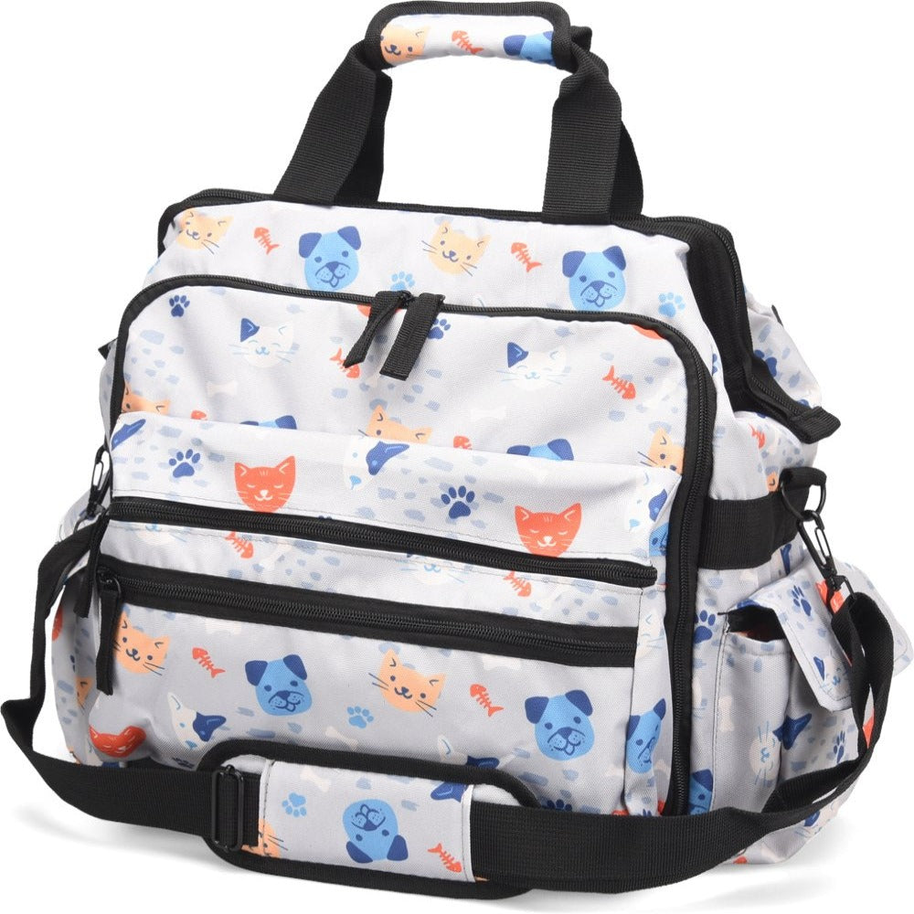 Nurse Mates Ultimate Nursing Bag in Furry Faces at Parker's Clothing & Scrubs.