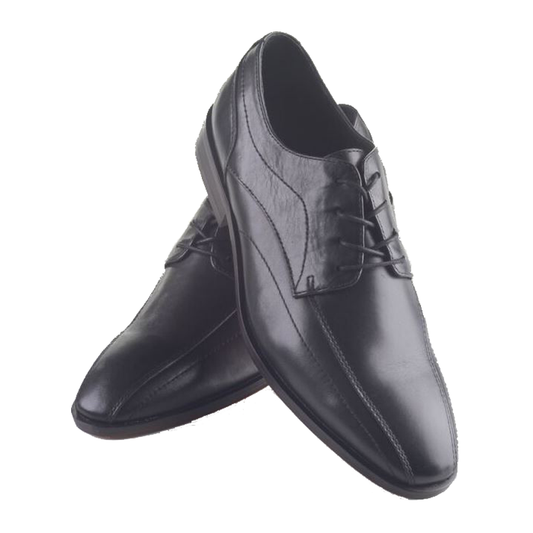 Frederico Leone Regent Mens Shoes in Black at Parker's Clothing and Shoes.