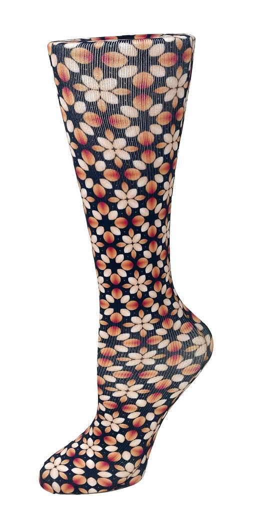 Cutieful Moderate Compression Socks 10-18 mmHg Knit in Print Patterns Starburst Parker's Clothing & Scrubs.