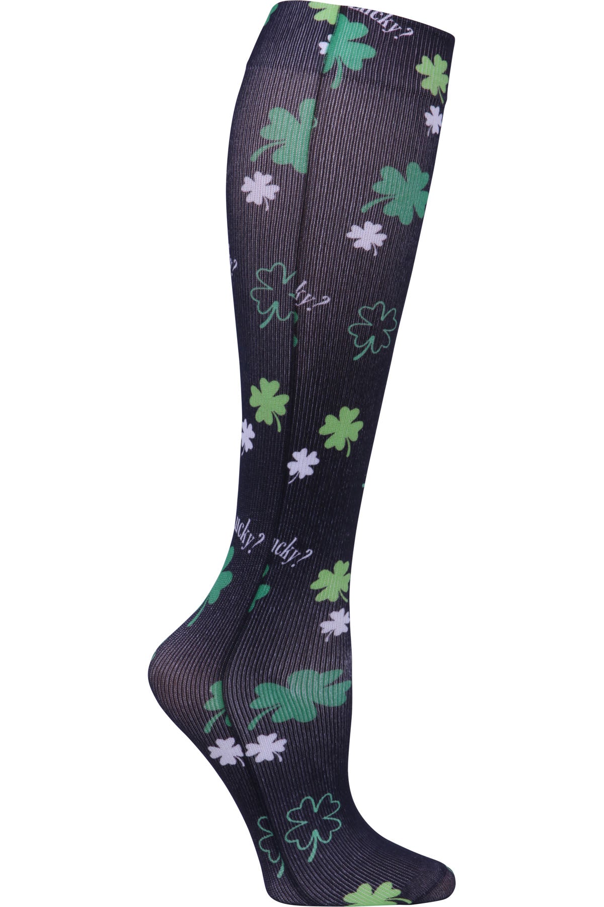 Celeste Stein Mild Compression Socks 8-15 mmHG Clever Clovers at Parker's Clothing & Scrubs.