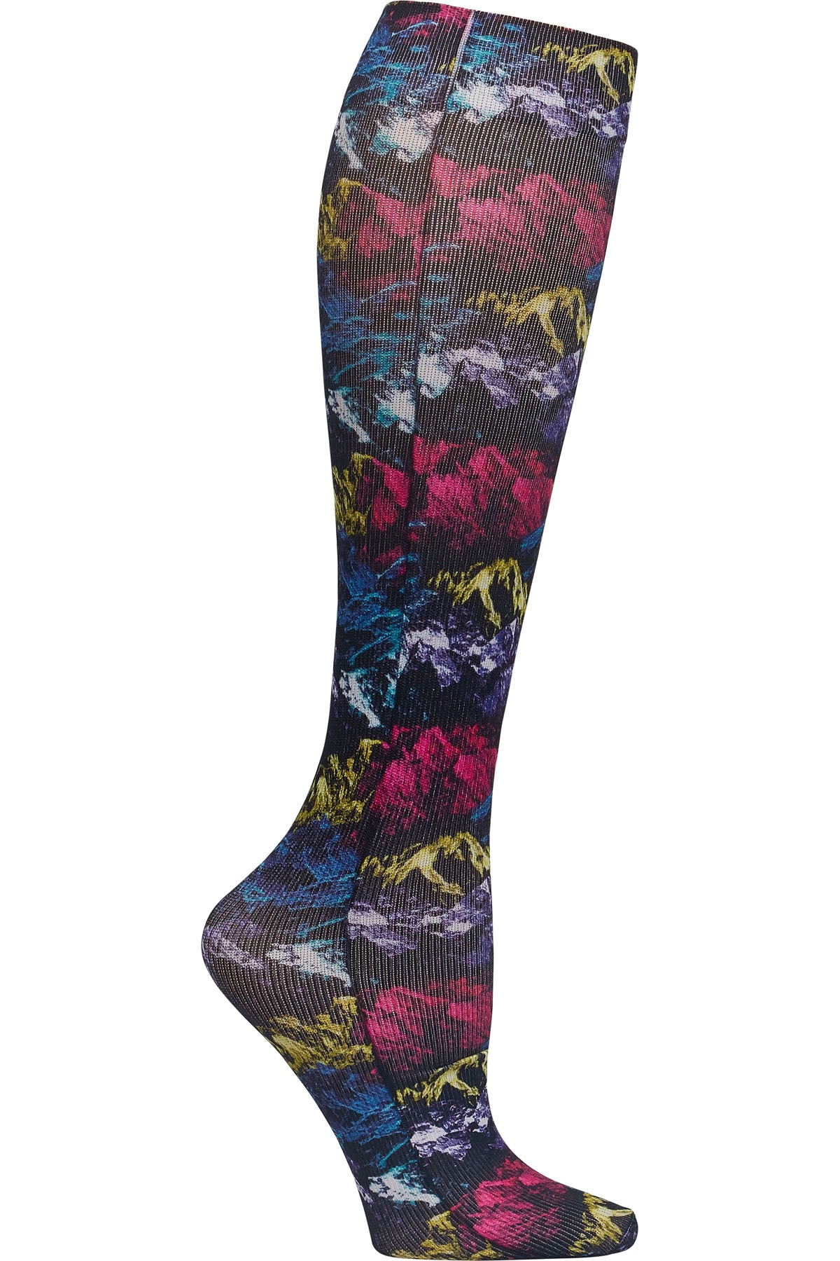 Celeste Stein Mild Compression Socks 8-15 mmHG Ribbon Splatter at Parker's Clothing & Scrubs.