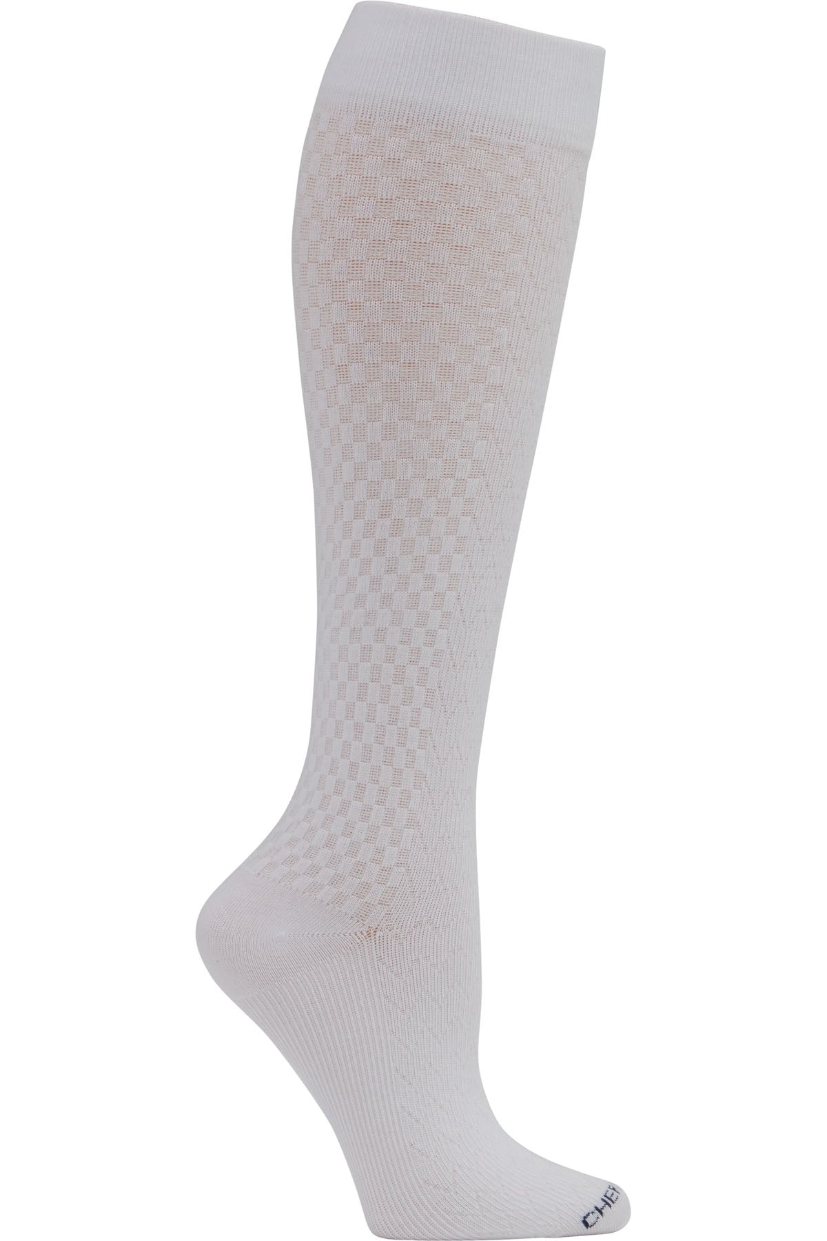 Cherokee Plus Size Mild Compression Wide Calf Socks True Support 10-15 mmHg in White at Parker's Clothing and Shoes.