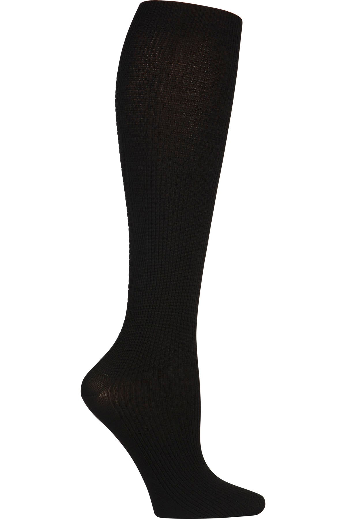 Cherokee Mild Compression Support Socks 8-12 mmHg in Black at Parker's Clothing and Shoes.