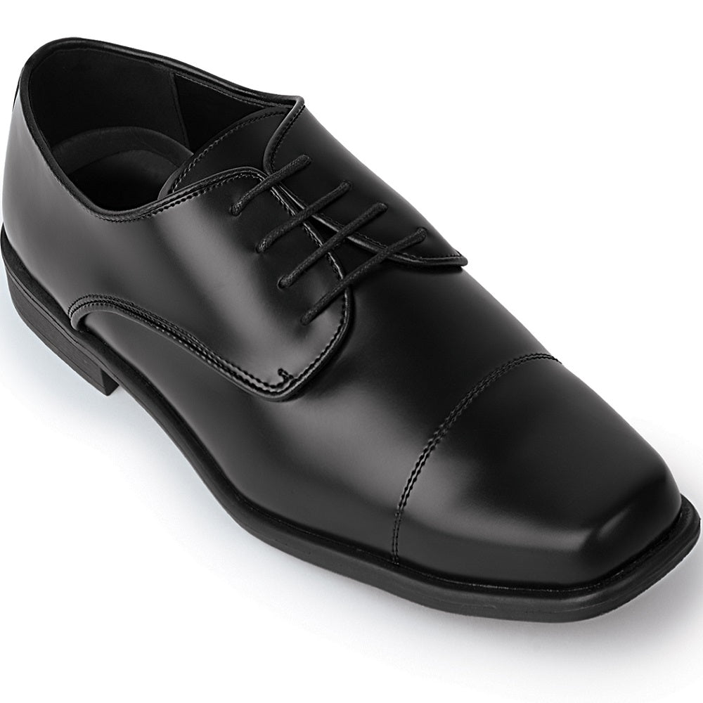 Jim's Formal Wear Rental Shoes Oxford in Black Matte at Parker's Clothing and Shoes.