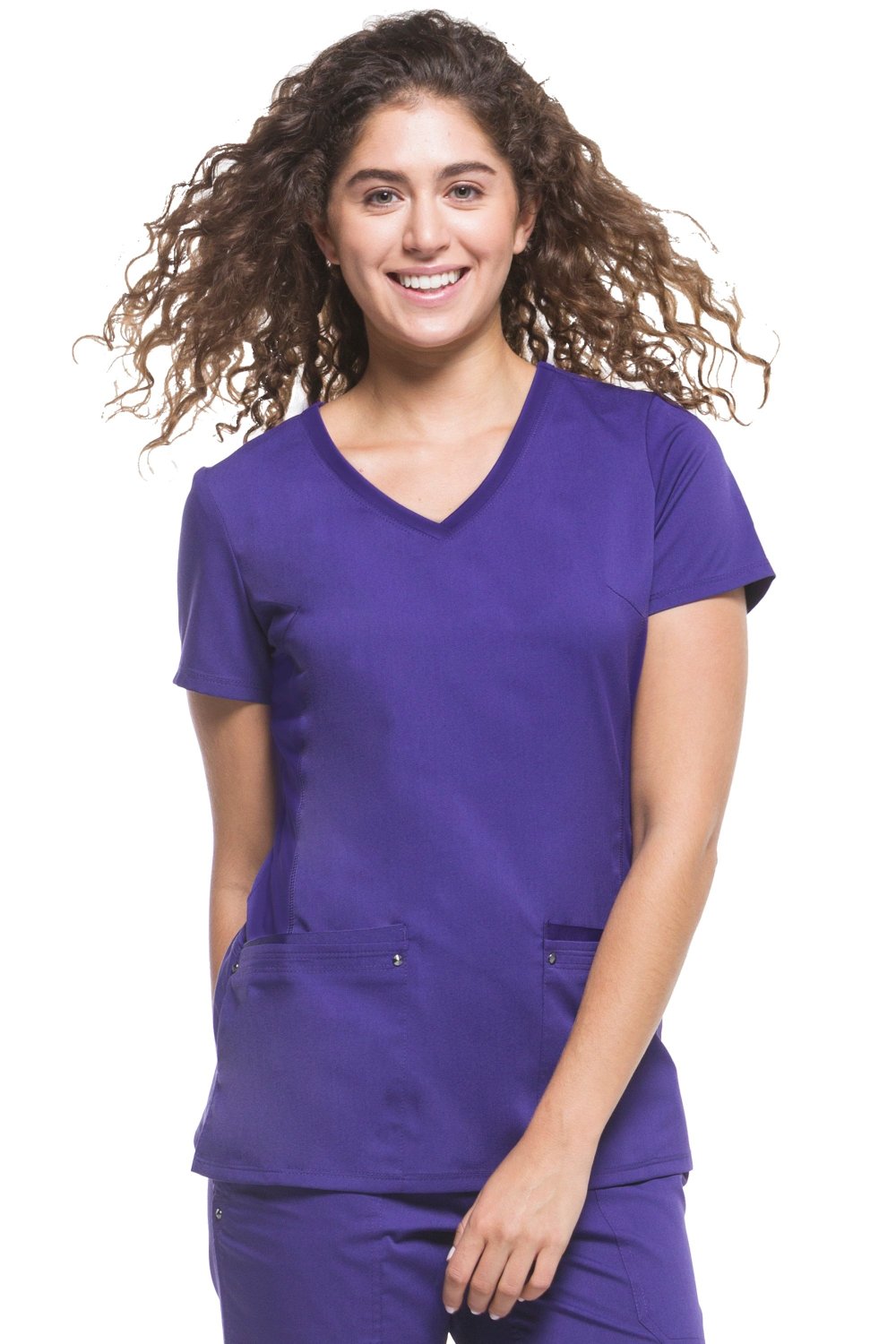 Healing Hands 2245 Purple Label Juliet Scrub Top in TruGrape at Parker's Clothing & Scrubs.