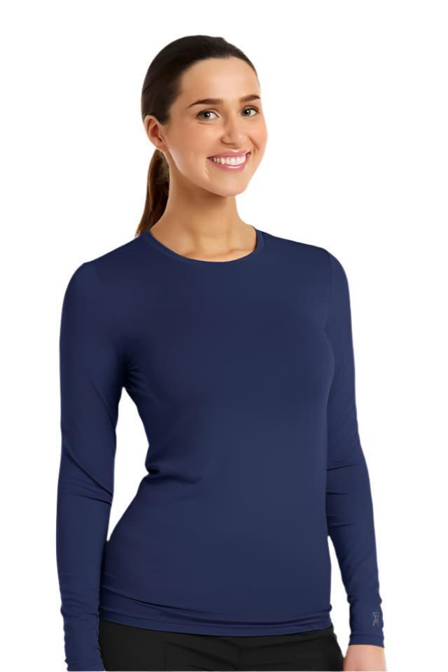 IRG Scrub Tee EPIC Long Sleeve 4800 in navy at Parker's Clothing & Scrubs.