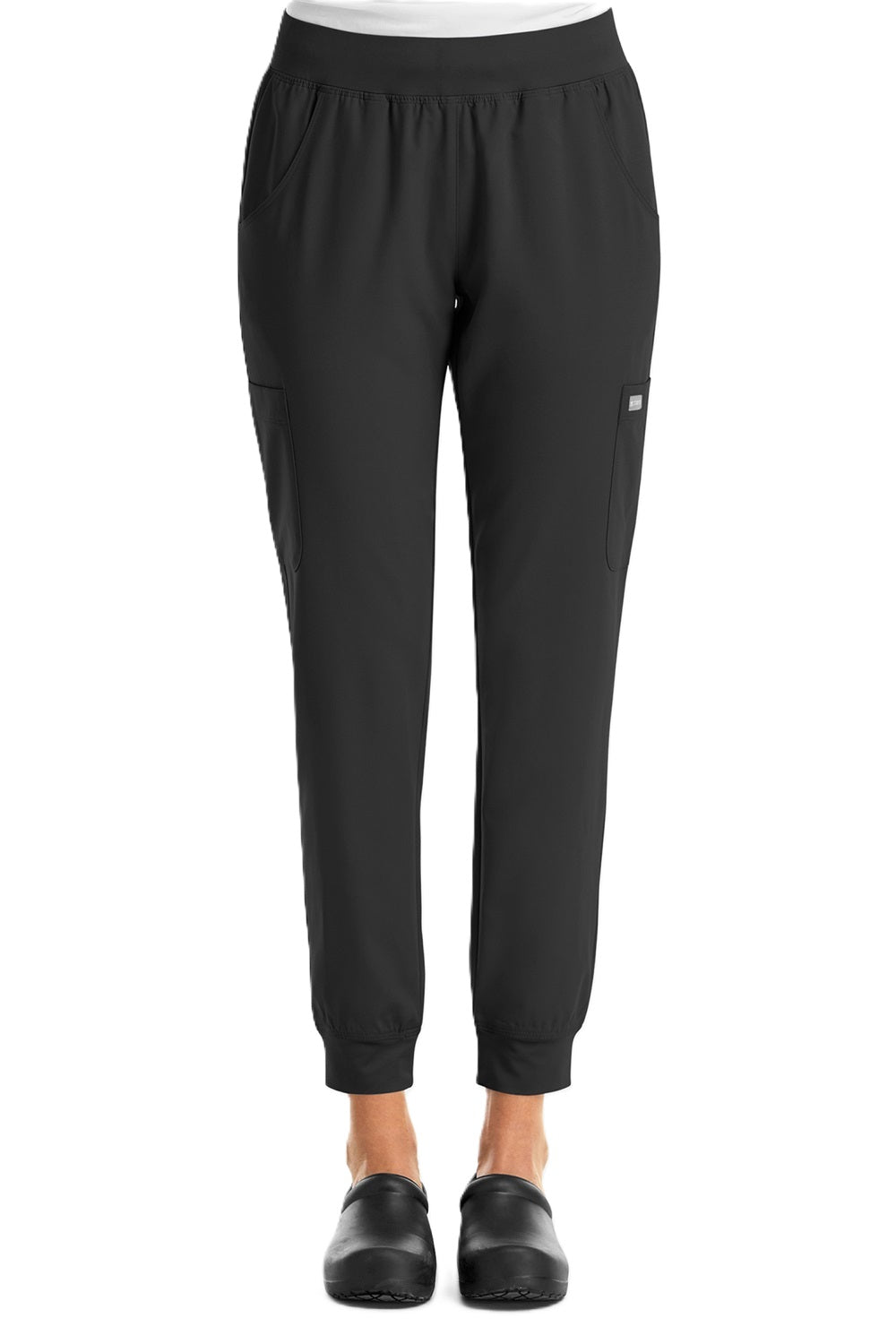 Maevn Momentum Jogger Scrub Pants in black at Parker's Clothing & Scrubs.