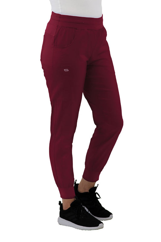 IRG Scrub Pants Edge Jogger in wine at Parker's Clothing & Scrubs.