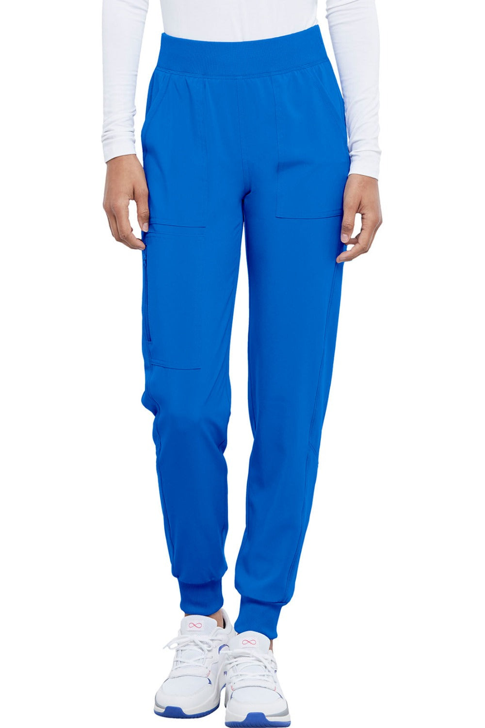 Cherokee Allura Scrub Pants Pull On Jogger item CKA190 in Royal Blue available at Parker's Clothing & Scrubs and online at parkersclothing.com.