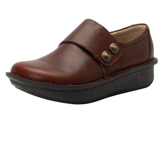 Alegria Deliah Shoe in chestnut at Parker's Clothing and Shoes.