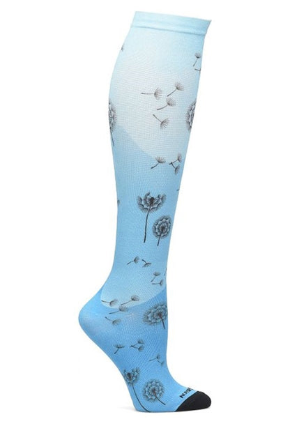 Nurse Mates Mild Compression Socks 360° Seamless 12-14 mmHg at Parker's Clothing and Shoes. Dandelion Sky