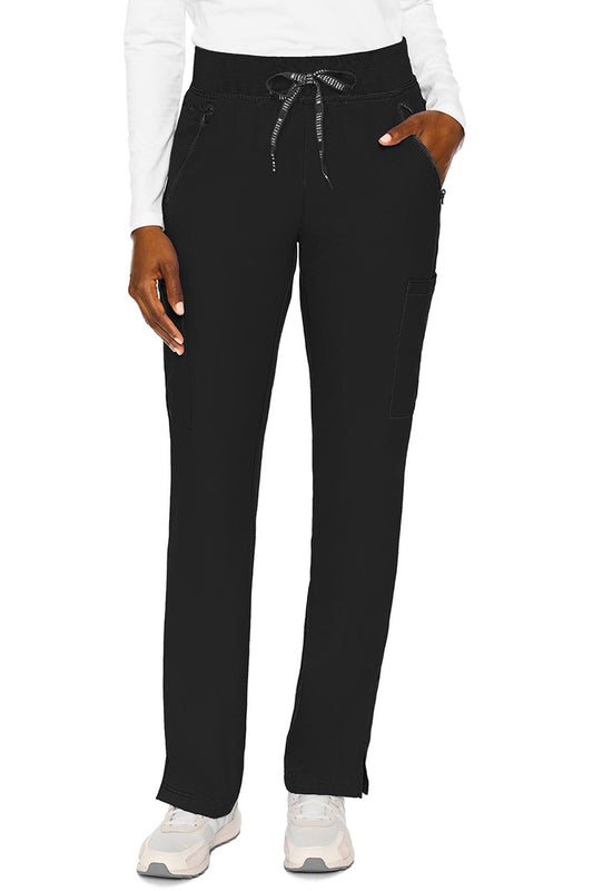 Med Couture Scrub Pants Insight Zipper Pocket Pant in Black at Parker's Clothing & Scrubs.