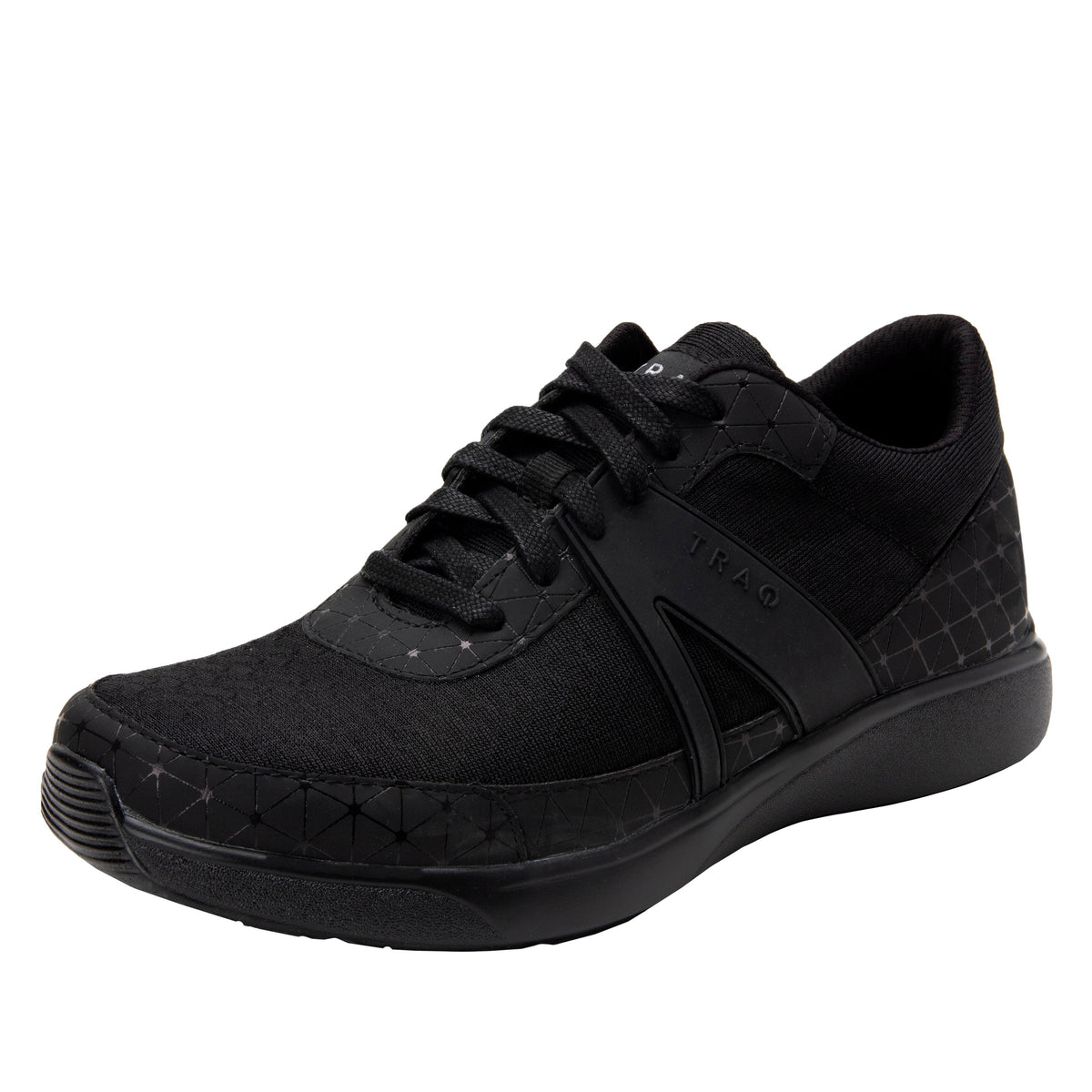 Black sneaker on a white background