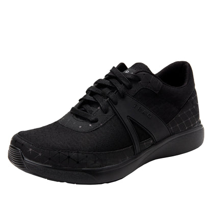 Black sneaker on a white background