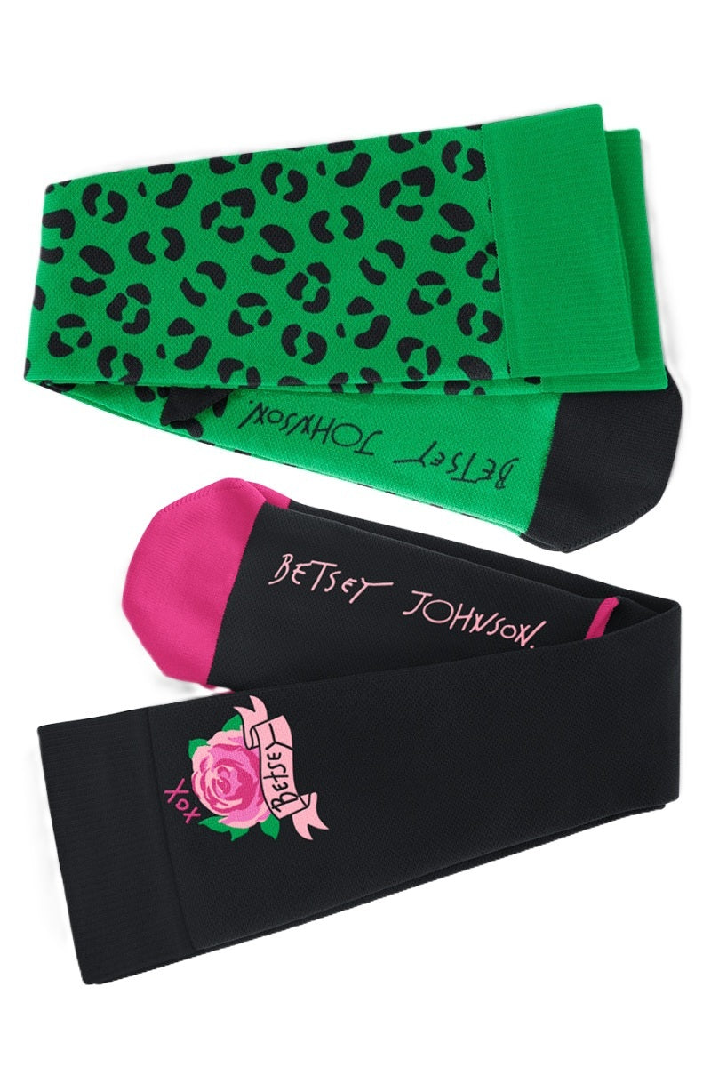 Betsey Johnson Compression Socks | 15-20 mmHg Mild Graduated Support | S/M & M/L