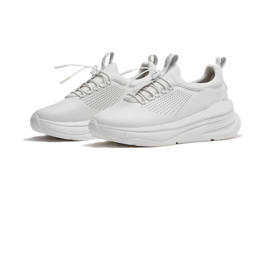 Clove Forte Supercush nursing shoe in Brilliant White — waterproof, SuperCush foam, pair view