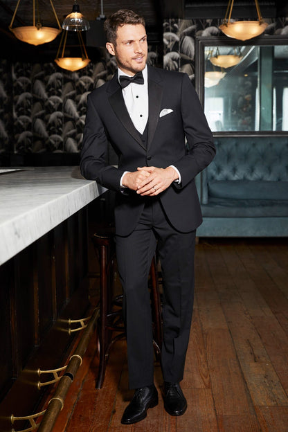 Jim's Formal Wear Michael Kors Legacy Performance Black Tuxedo – Slim Fit
