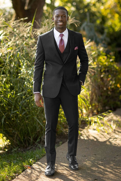 Jim's Formal Wear Michael Kors Performance Black Tuxedo – Slim Fit
