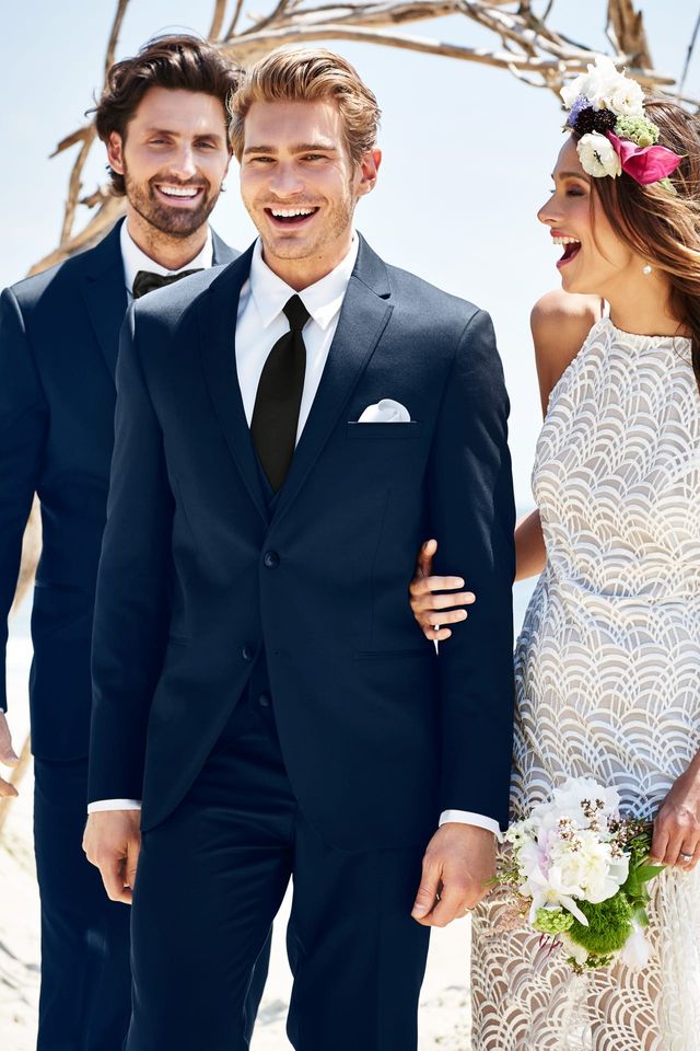 Jim's Formal Wear Michael Kors Sterling Navy Tuxedo – Modern Fit

