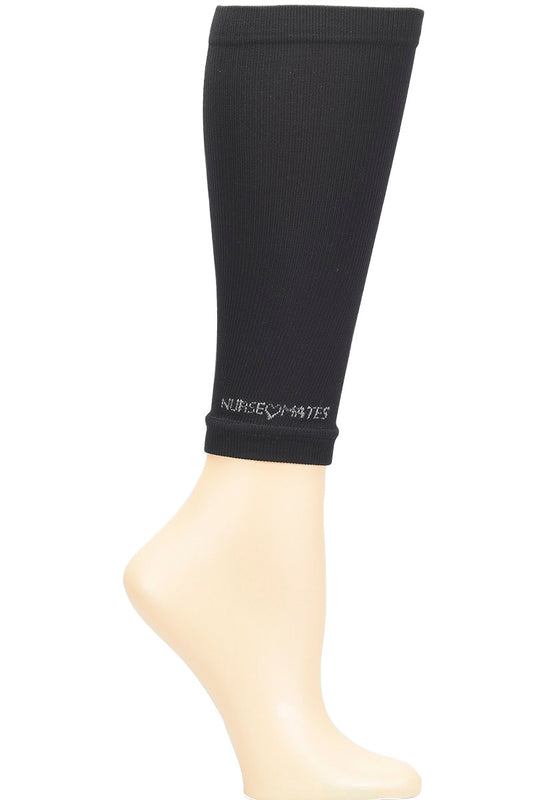 Nurse Mates 12-14 mmHg compression calf sleeve in black - medical grade leg support for nurses and healthcare workers