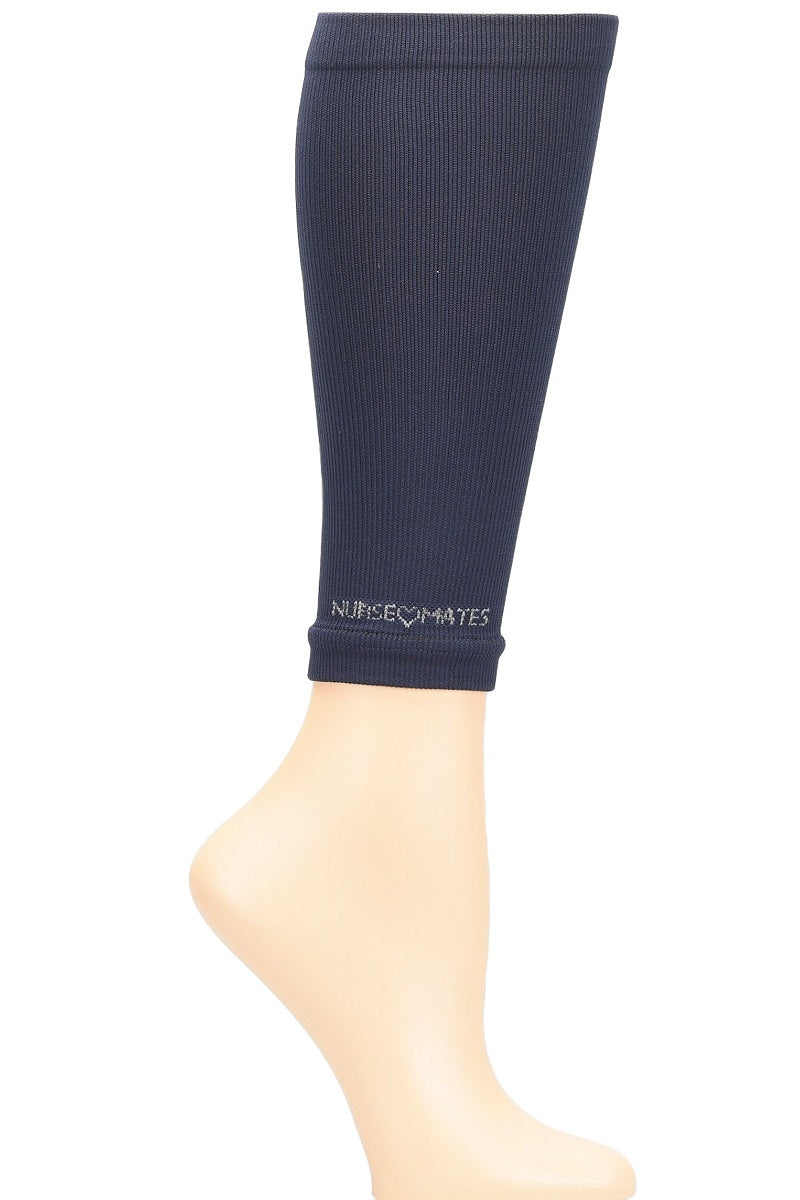 Nurse Mates 12-14 mmHg compression calf sleeve in navy blue - graduated compression for leg pain relief and circulation